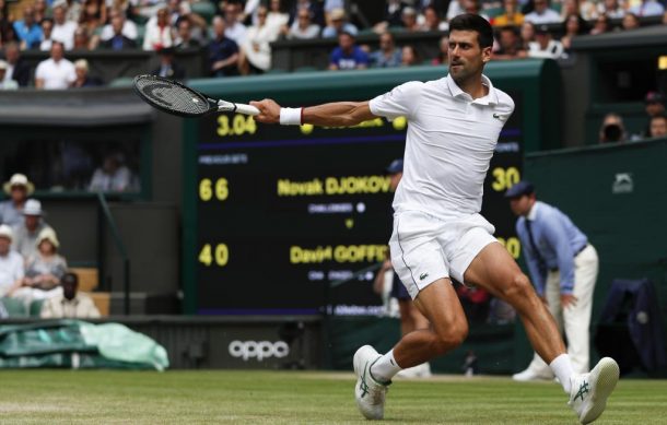 Clasifica Djokovic a la final de Wimbledon