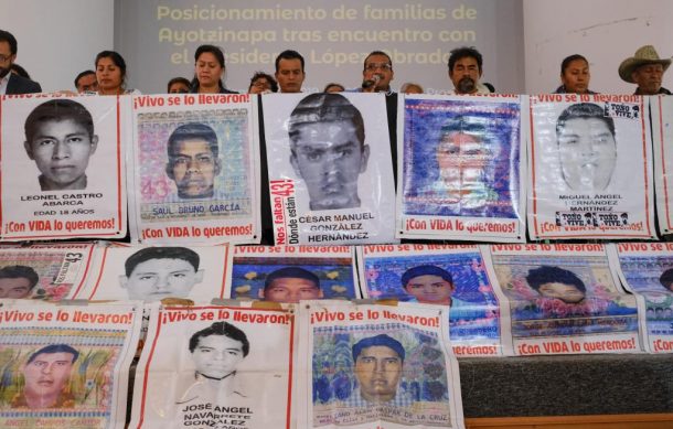 Informan avances y nuevas detenciones en casos Ayotzinapa y Bavispe