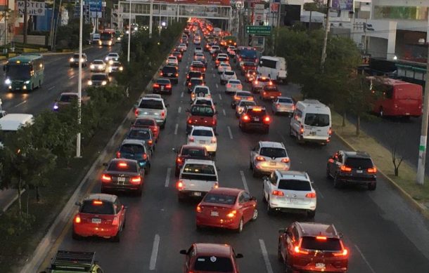 Choque colapsa ingreso a la ciudad por López Mateos