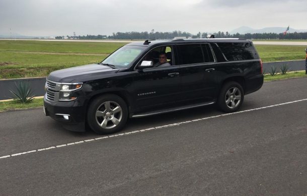 Afirman vecinos que fue discreto el convoy presidencial