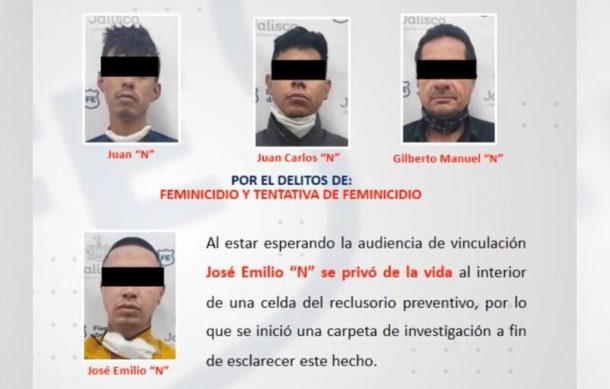 Detienen a cuatro hombres por asesinato de mujer en Zapopan