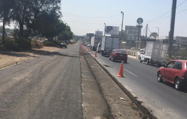 Realizan adecuaciones a la circulación en obras viales de carretera a Chapala