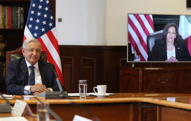 Presidente López Obrador define temas a dialogar con Kamala Harris