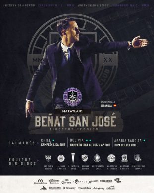El vasco Beñat San José, es el nuevo entrenador del Mazatlán