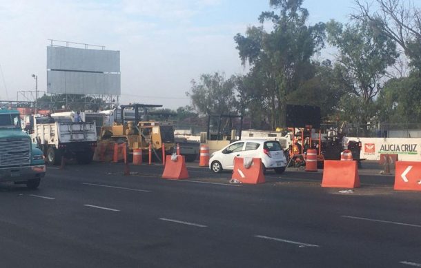Van lentas las obras de la SCT en la carretera a Chapala