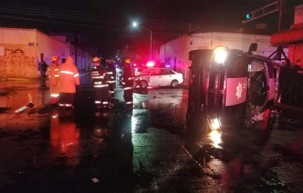 Patrulla protagoniza grave accidente vial en el barrio de San Andrés