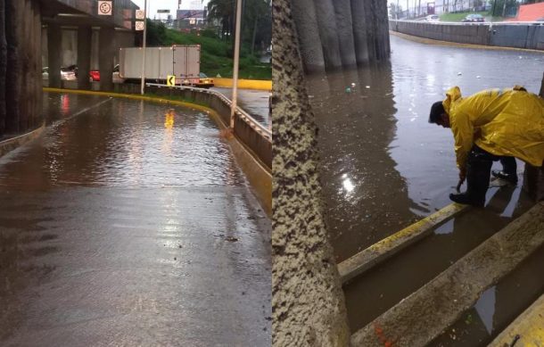 Falta de infraestructura contribuye a inundación en pasos a desnivel