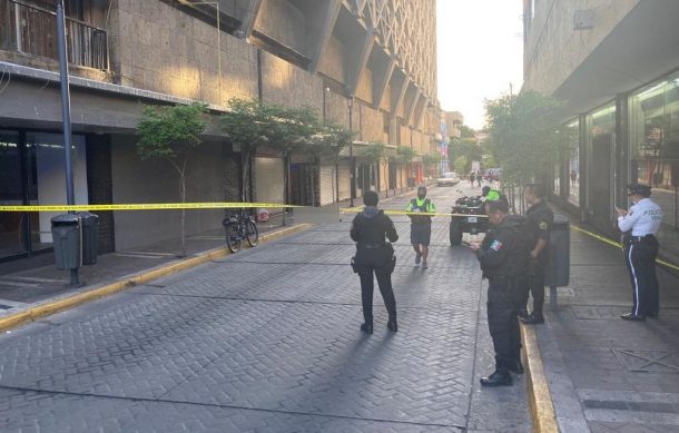 Muere hombre en pleno Centro de Guadalajara