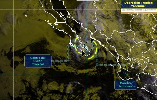 “Enrique” se convierte en depresión tropical