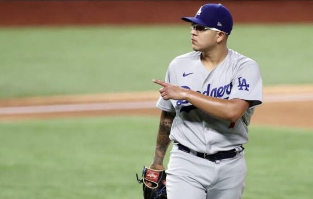 Urías tiene buena labor, pero no se lleva el triunfo con los Dodgers