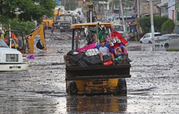 Suman 340 fincas dañadas tras desbordamiento del Arroyo Seco