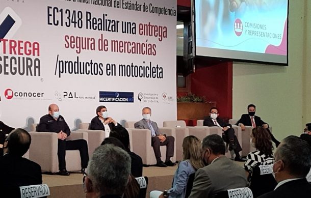 Presentan certificación Entrega Segura de Productos en Motocicleta