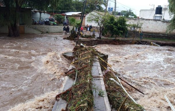 Concluyen labores de limpieza en Tizapán tras daños por lluvias