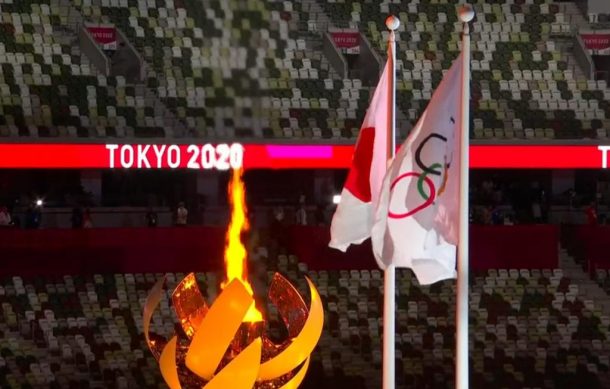 Se enciende la llama olímpica en Tokio