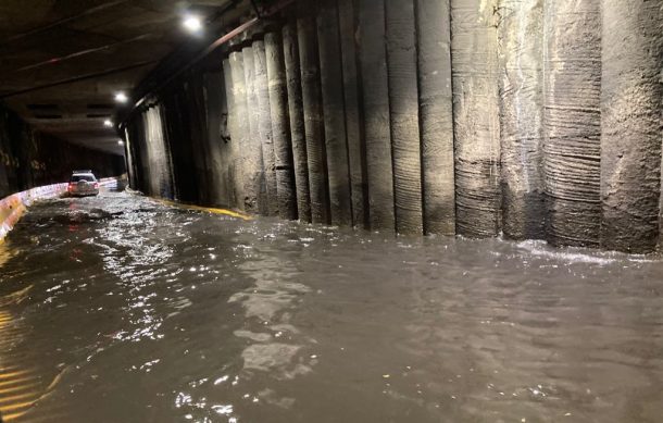 Túnel de Plan San Luis permanece encharcado