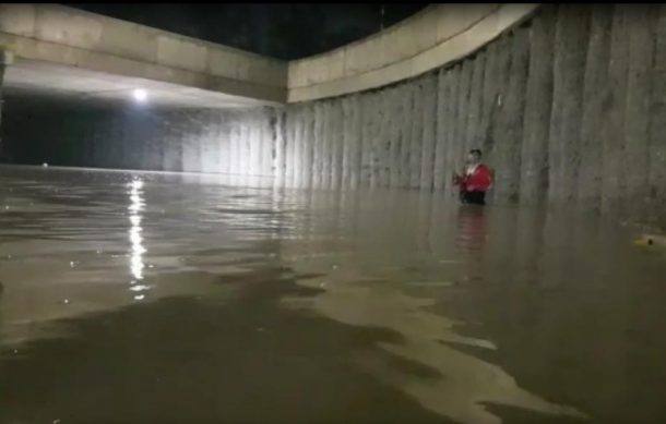 Reabren túnel vehicular de Periférico y 5 de Mayo que permaneció inundado cuatro días