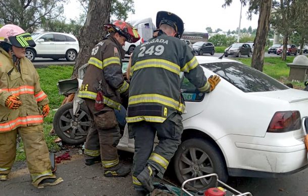 Accidente en carretera a Nogales dejó dos lesionados de consideración