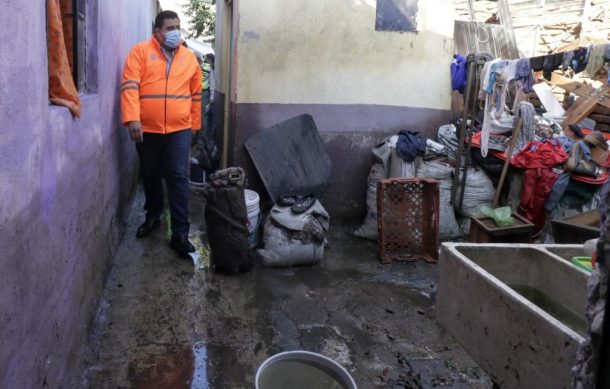 Alistan apoyos para damnificados por lluvias en la zona de El Deán