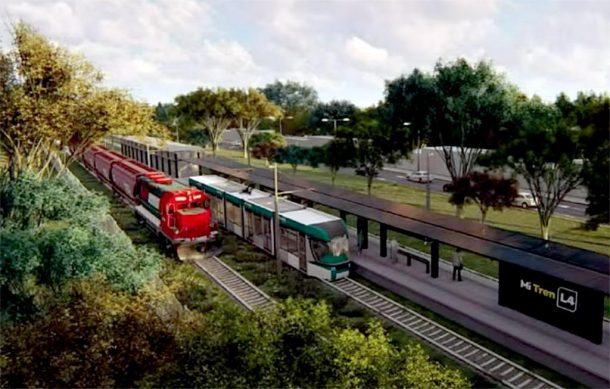 Avance del 22% tienen las obras de Línea 4 de Tren Ligero