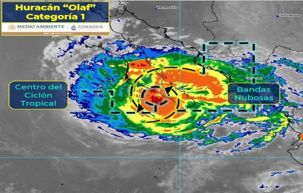 “Olaf” se degrada a huracán categoría uno tras impactar Los Cabos