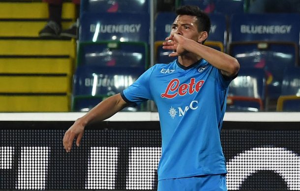 Anota el “Chuky” Lozano su primer gol de la temporada en Italia en el triunfo del Nápoles