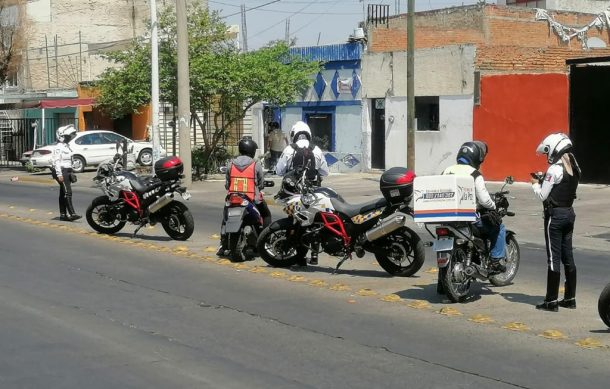 Policía tapatía detiene a casi un centenar de motoladrones en lo que va del año