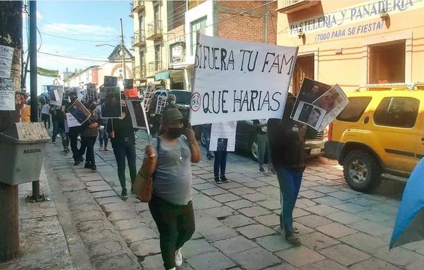 Protestan habitantes de Teocaltiche ante desapariciones en el municipio