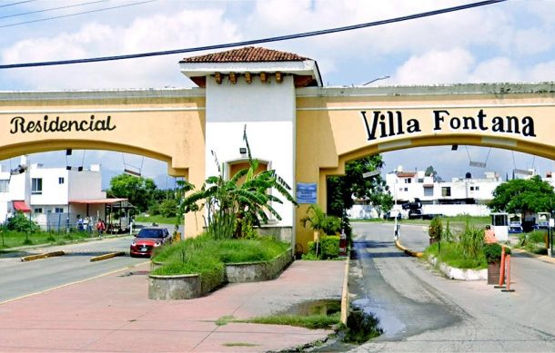 Denuncian ilegalidad en la plumas de ingreso del fraccionamiento Villa Fontana