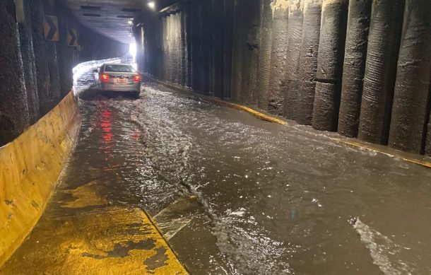 Nuevamente se inunda el túnel de Plan de San Luis