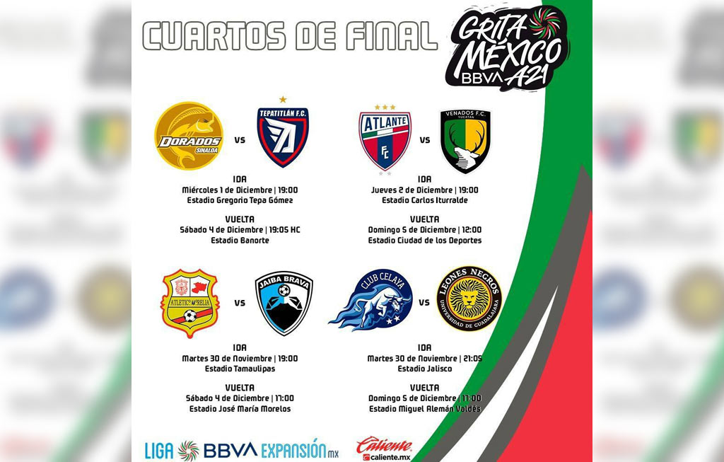 Anuncian horarios de la Liguilla en Liga de Expansión Notisistema