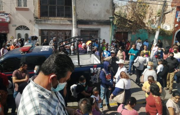 Sindicalizados de Tonalá mantienen su plantón en avenida Tonaltecas