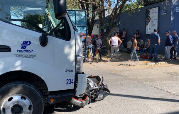 Adolescente es herido tras sufrir accidente en moto en La Nogalera