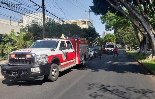 Flamazo en negocio de Chapultepec lesiona a joven