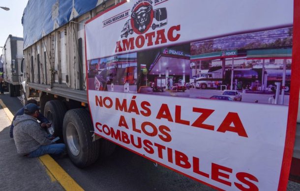 Se dispersa caravana de transportistas de AMOTAC en Guadalajara