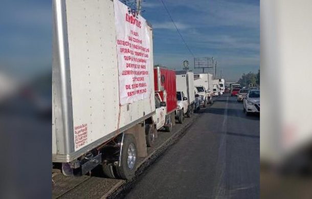 Comienza concentración de transportistas por carretera a Chapala