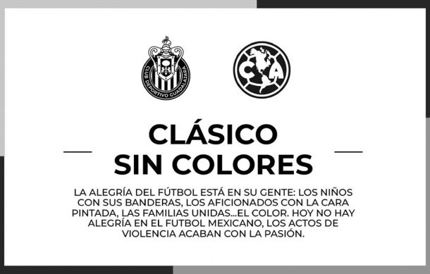 Chivas invita a vivir “Un Clásico sin Colores”
