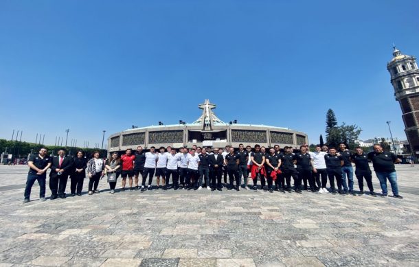 Atlas visita la Basílica de la Virgen de Guadalupe