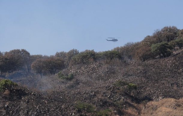 Controlan fuego en Cerro de El Tepopote y mantienen labores en Cerro del Colli