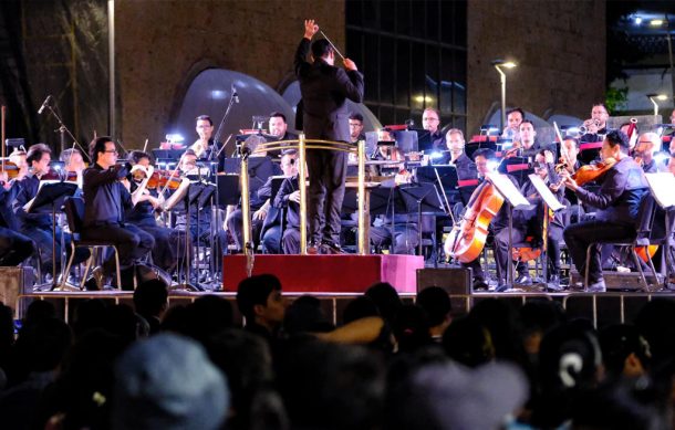 Reúne a más de 3 mil personas concierto gratuito de la Filarmónica de Jalisco en el paseo Alcalde