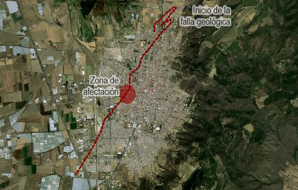 Falla de Ciudad Guzmán atraviesa la ciudad de lado a lado; fue detectada en 1985