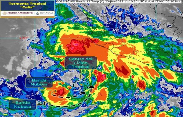 “Celia” provoca lluvias intensas en el occidente de México