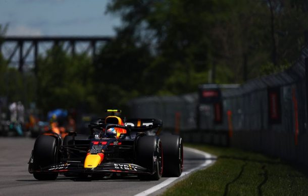 Domingo de contrastes para Red Bull, gana Max Verstappen y “Checo” abandona en Canadá