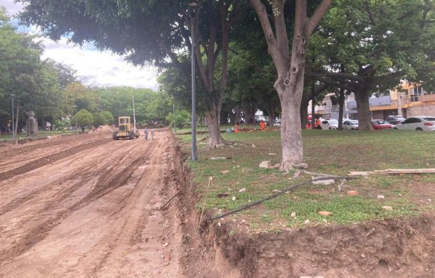 Piden vecinos explicaciones sobre obras en parque de Jardines del Bosque