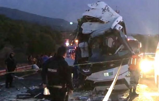 Accidente de autobús en El Arenal dejó dos muertos
