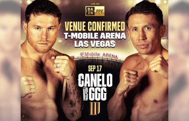 La trilogía entre Canelo y Golovking será en las Vegas