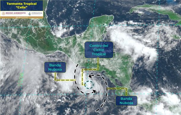 Se forma la tormenta tropical “Celia” en el Pacífico