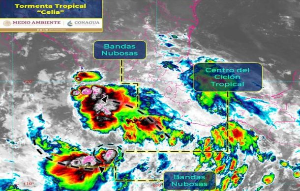 “Celia” genera lluvias fuertes en el occidente y sur del país