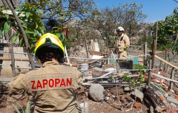 Derrumbe provoca la muerte de una persona en Zapopan