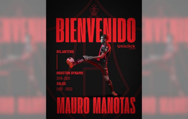 Atlas confirma el fichaje del delantero colombiano Mauro Manotas