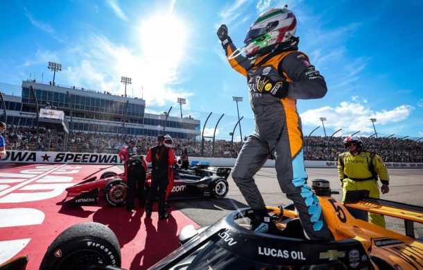 Patricio Oward gana en Iowa en la Serie IndyCar